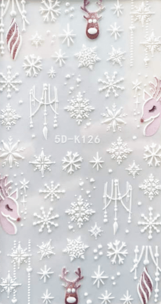PF Snowflake 5D Textured Decals