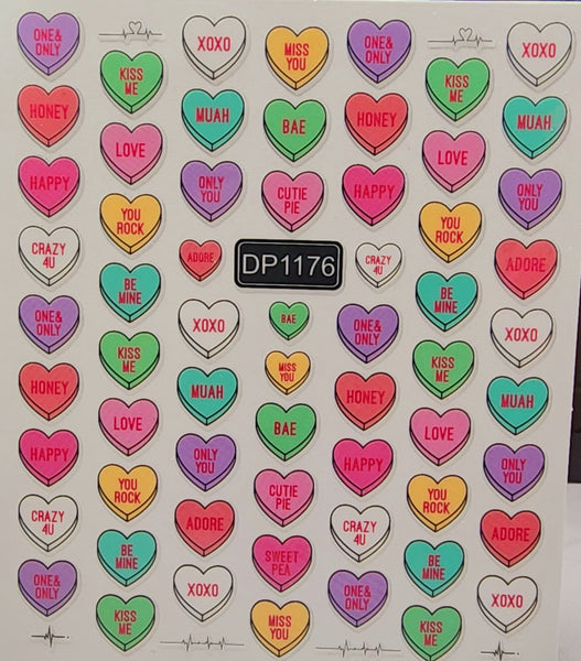 Conversation Hearts Stickers