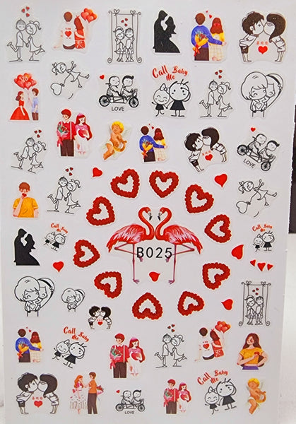 Love Figure Stickers