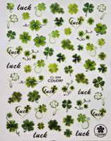 Shamrock Stickers 4 pc