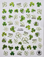 Shamrock Stickers 4 pc