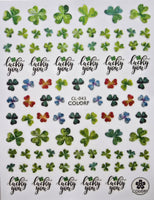 Shamrock Stickers 4 pc