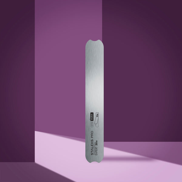 Metal nail file, straight, base EXPERT 20s