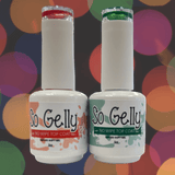 So Gelly Top Coat 2 pc set Red and Green