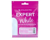 Disposable white files for pedicure grater EXPERT 10 (30 pcs)