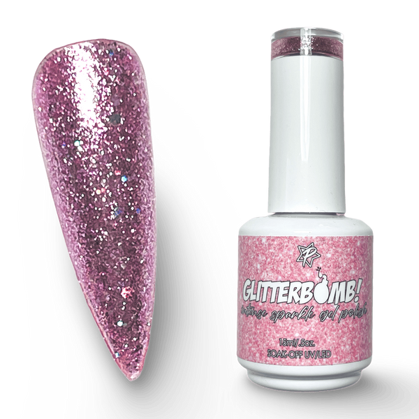 Winter Blush Glitter Bomb