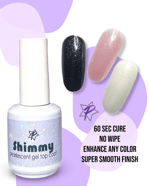 SHIMMY PEARLESCENT GEL TOP COAT