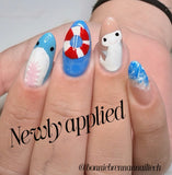 Hand-Painted Decals for Nail Techs