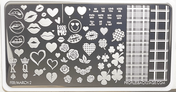 FEB/MARCH 2 FESTIVE STAMPING PLATE