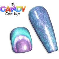 Rainbow Puff Candy Cats Eye