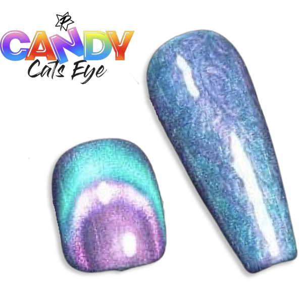 Rainbow Puff Candy Cats Eye
