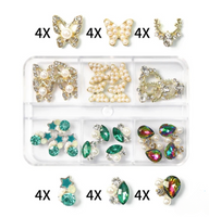 3D Mixed Rhinestone Charms