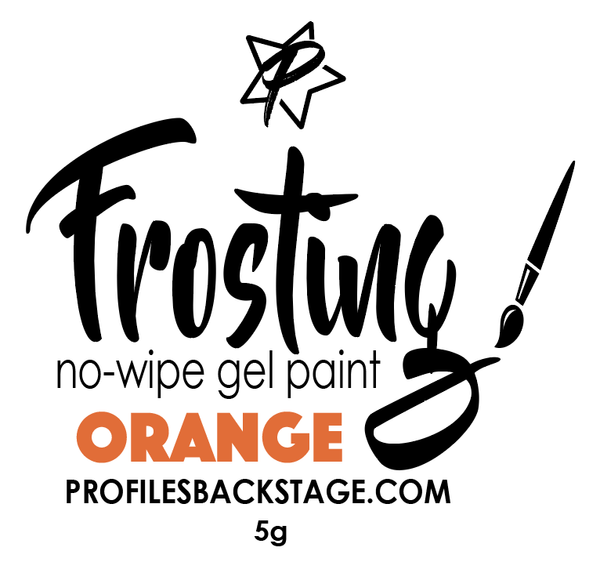 Frosting Gel Paint Orange