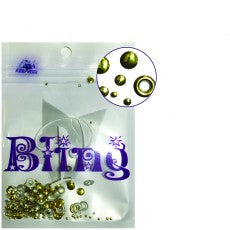 Gold Circles Mixed Sizes