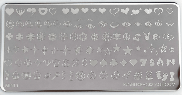Mini Icons 1 STAMPING PLATE