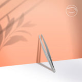Eyebrow tweezers BEAUTY & CARE 10 TYPE 2 (narrow straight)
