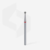 Diamond nail drill bit ball red head EXPERT diameter 5 mm