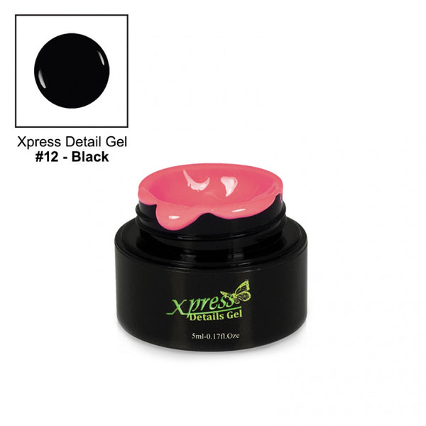 Xpress Detail Gel - BLACK #12