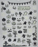 Halloween Glow in the Dark Nail Stickers cy 048