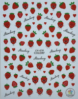 Strawberry Stickers ca 678