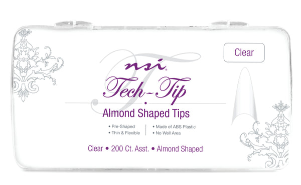 Tech Tip Almond Nail Tips Clear