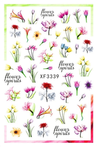 Flower Stickers XF 3339