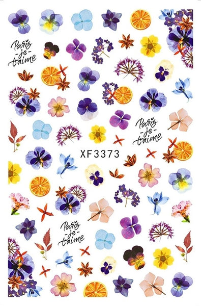 Flower Sticker XF 3373