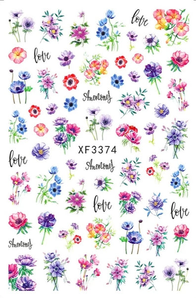 Flower Sticker XF 3374