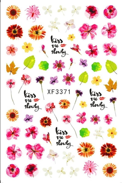Flower Stickers XF 3371