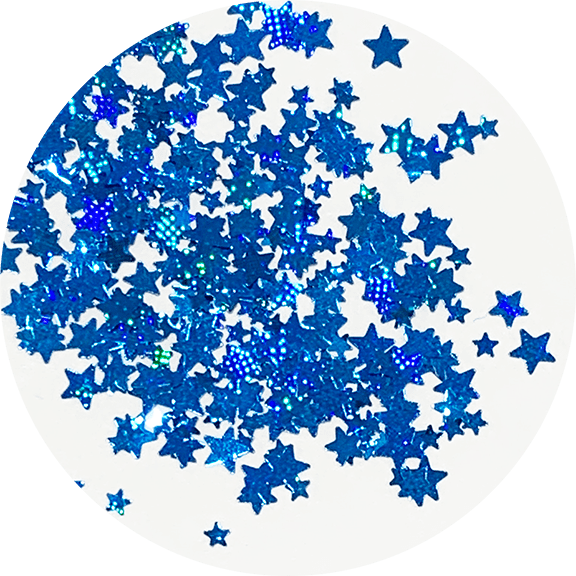 STARS *LAZER BLUE MIX